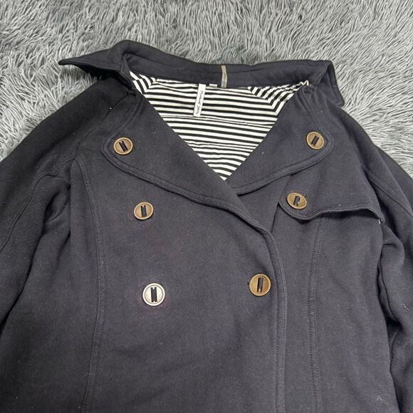 Michael Stars Double Breasted Coat Size Large - Picture 3 of 9